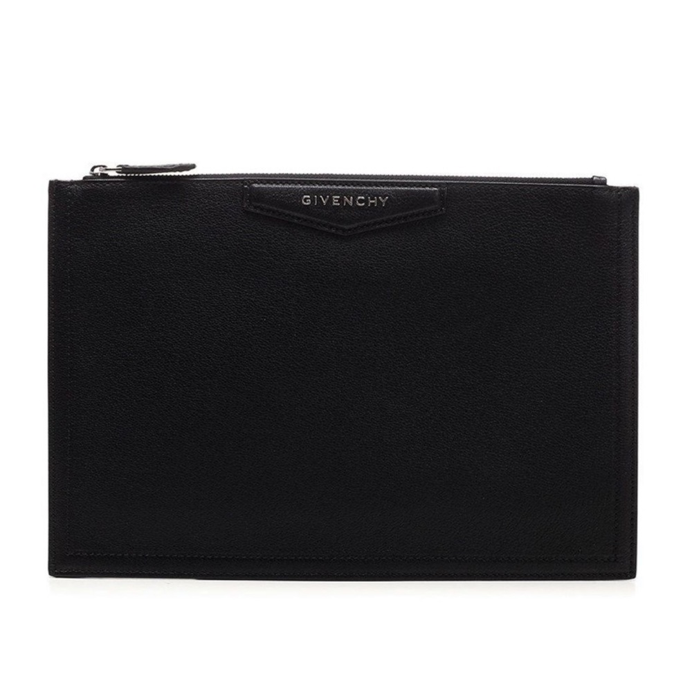 GIVENCHY leather makeup bag leather